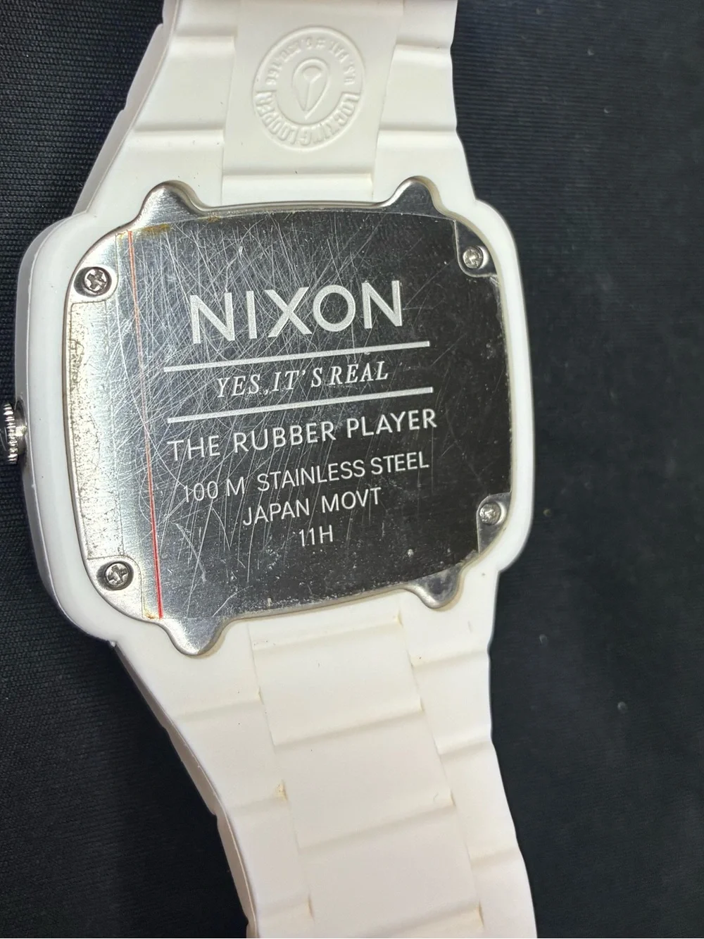 Nixon The Rubber Player White Watch